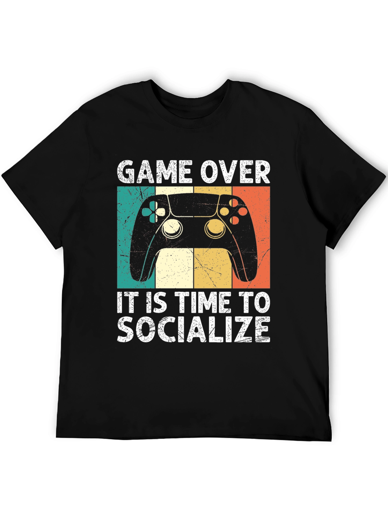 Game Over Socialize Graphic T-Shirt