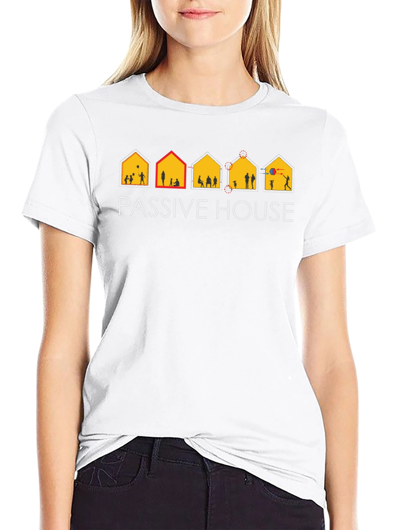 Passive House Black T-Shirt