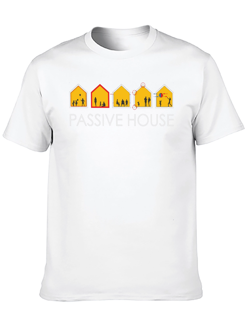Passive House Black T-Shirt