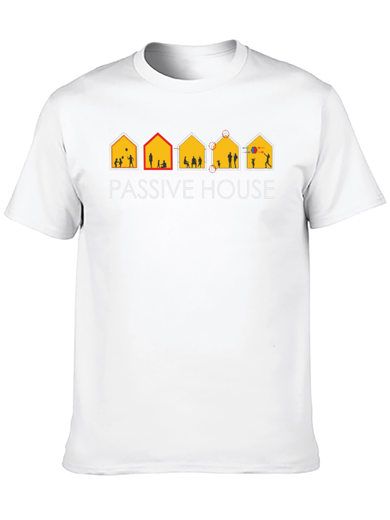 Passive House Black T-Shirt
