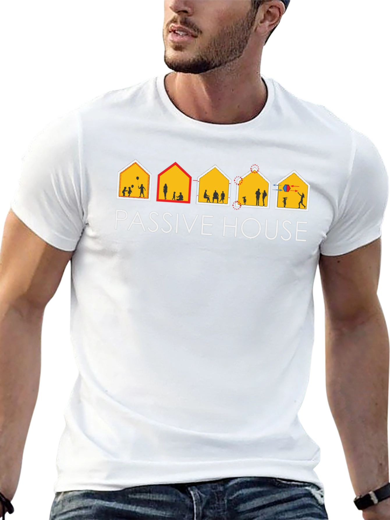 Passive House Black T-Shirt