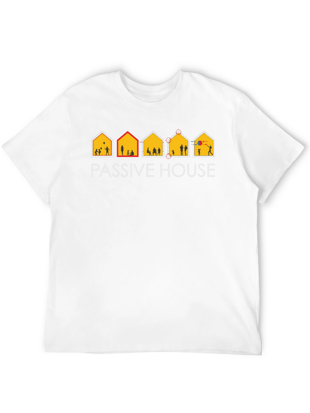 Passive House Black T-Shirt