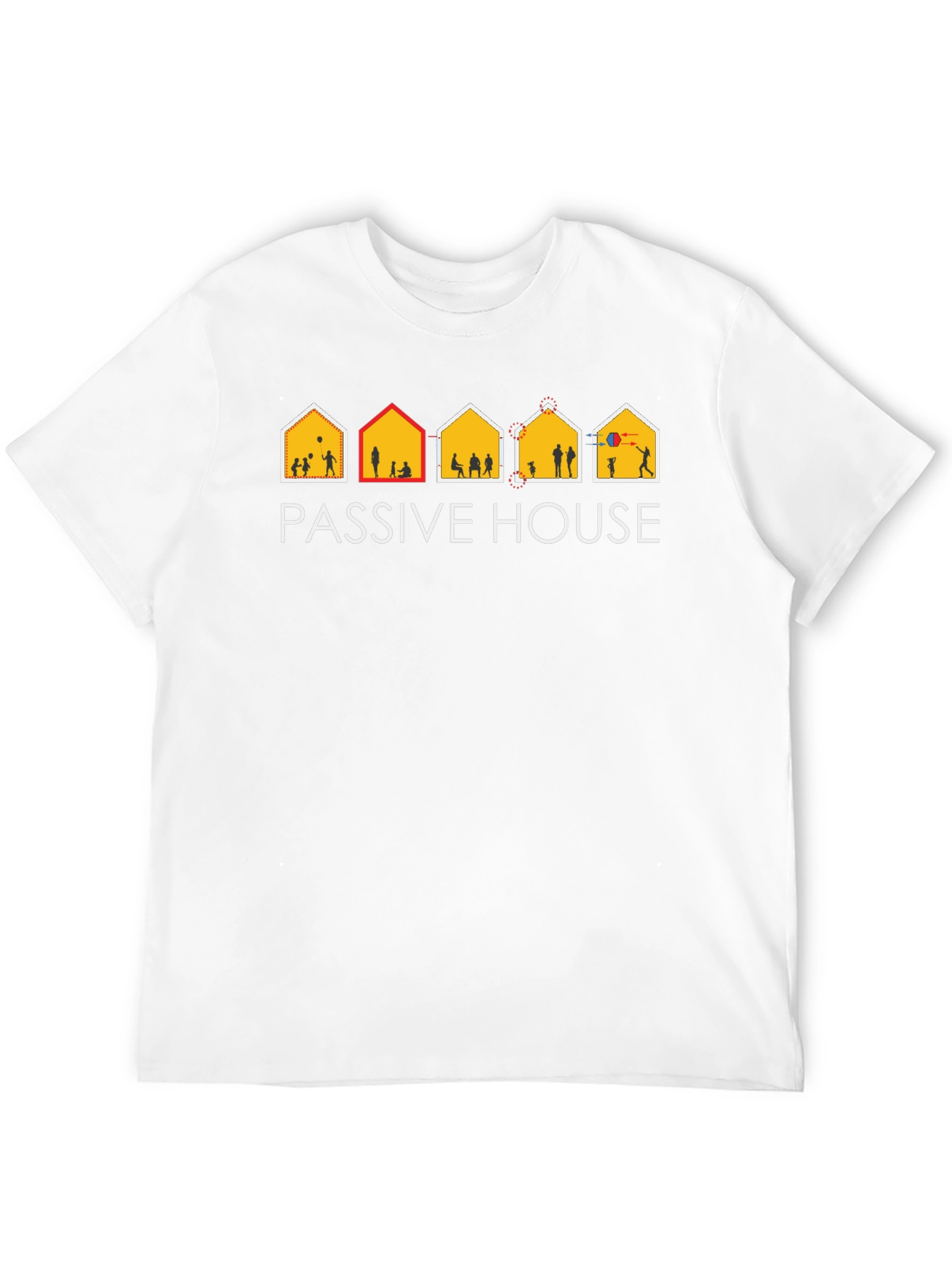Passive House Black T-Shirt