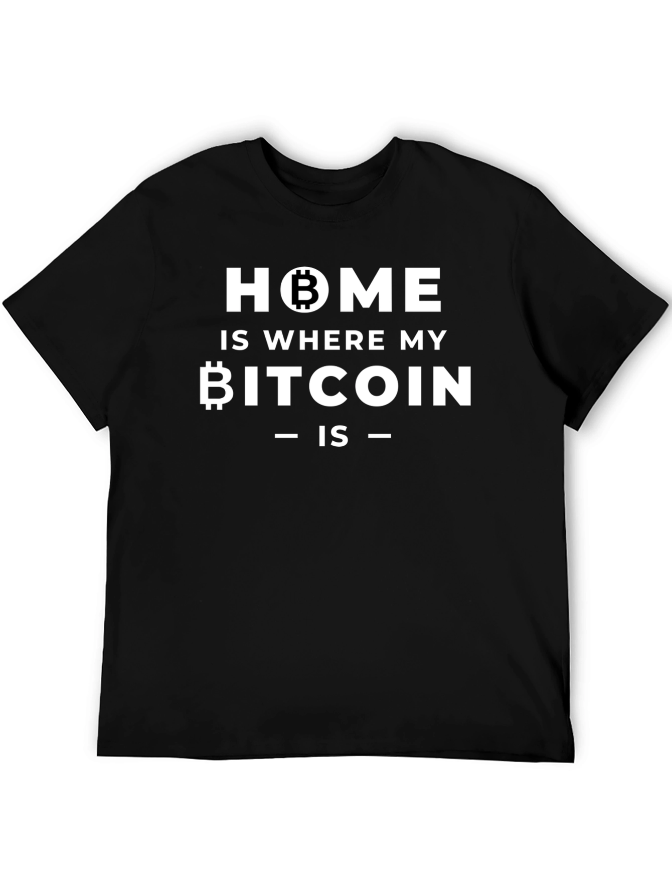 Bitcoin Home T-Shirt - Crypto Lover Tee