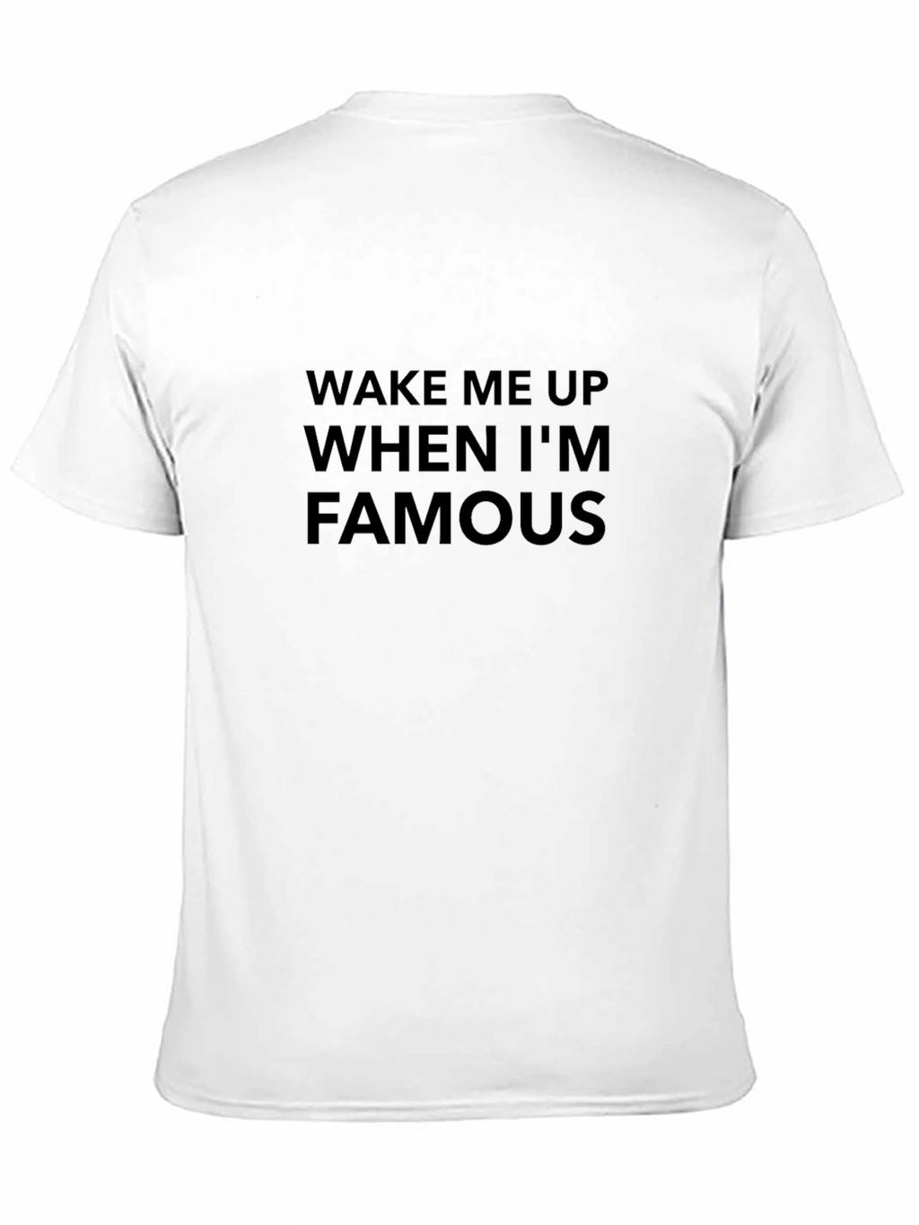 Wake Me Up When Im Famous T-Shirt