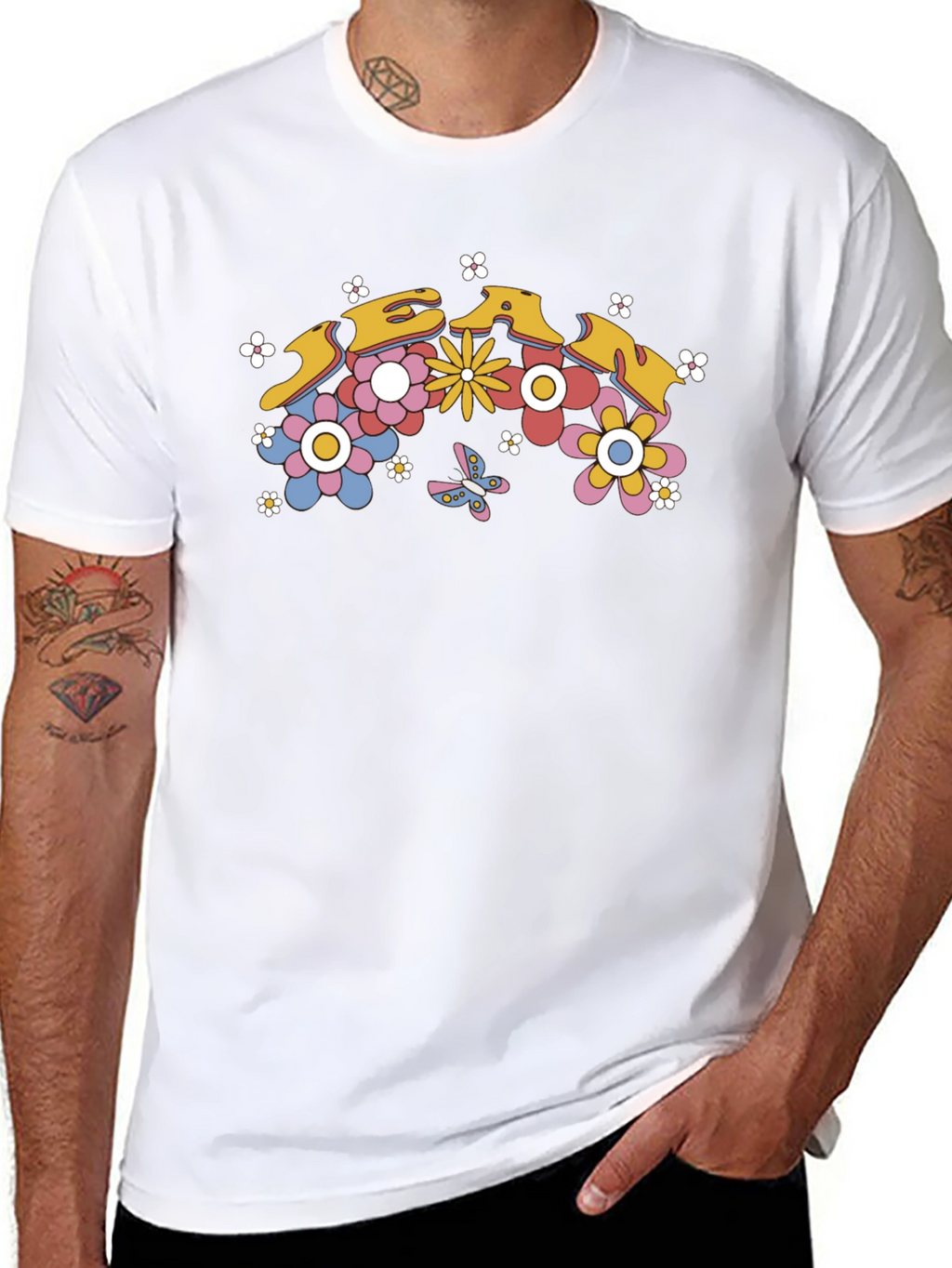 Retro Floral T-Shirt - Groovy Design