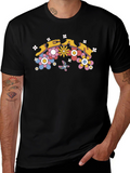 Retro Floral T-Shirt - Groovy Design