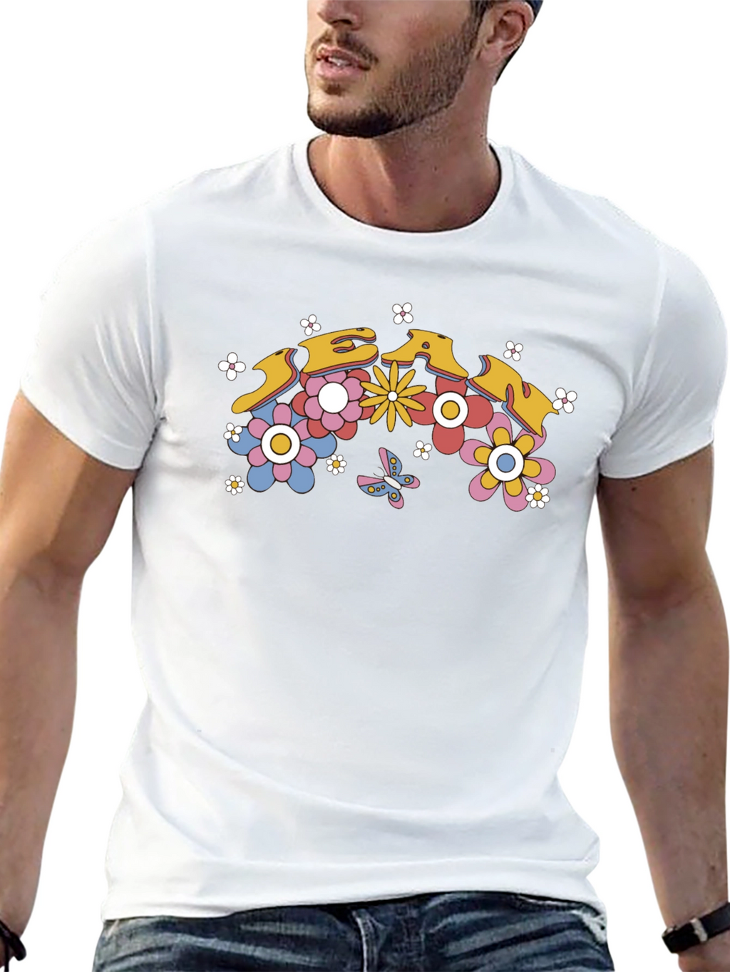 Retro Floral T-Shirt - Groovy Design