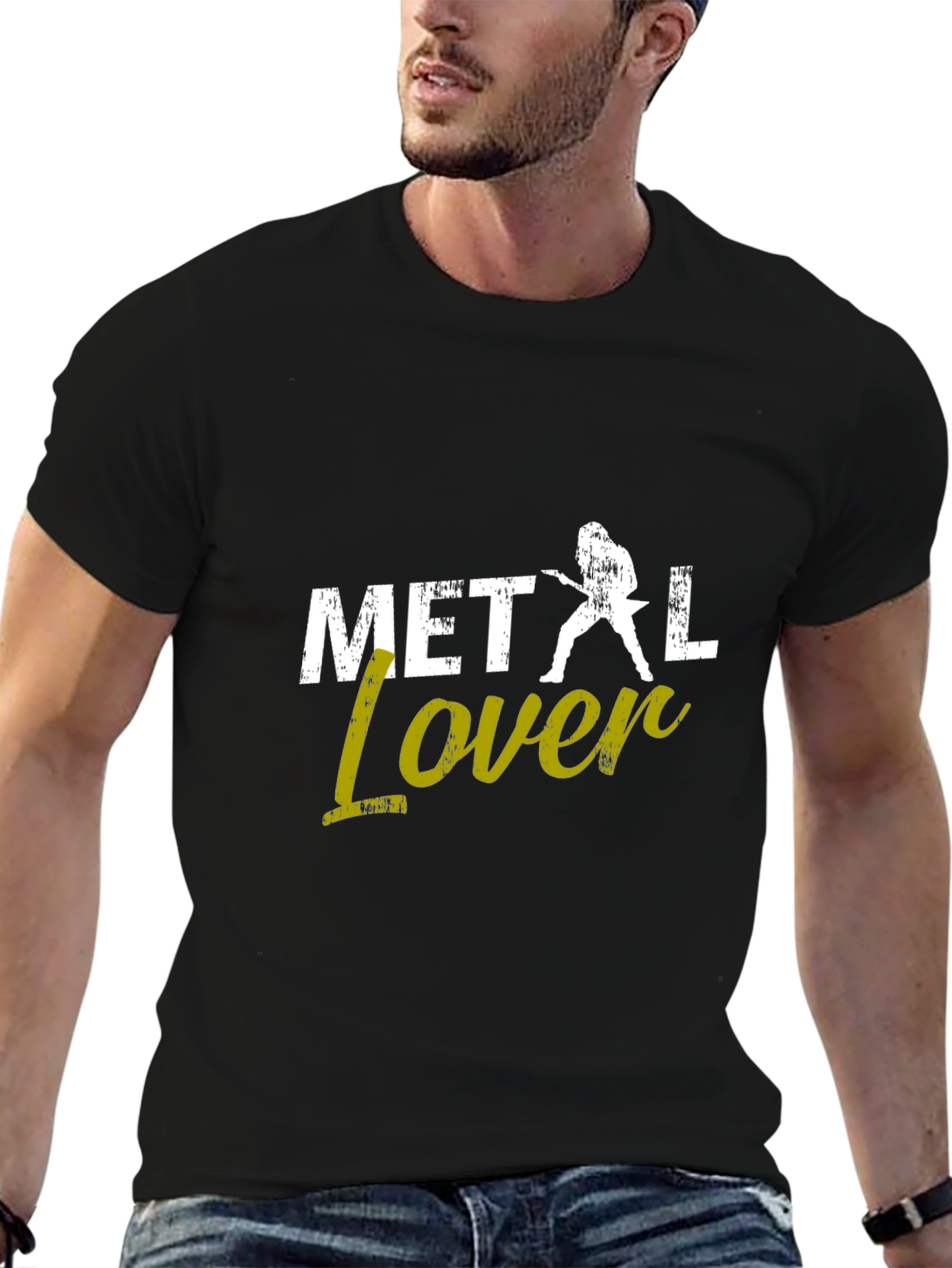Metal Lover Graphic T-Shirt - Rock Music Fan Tee