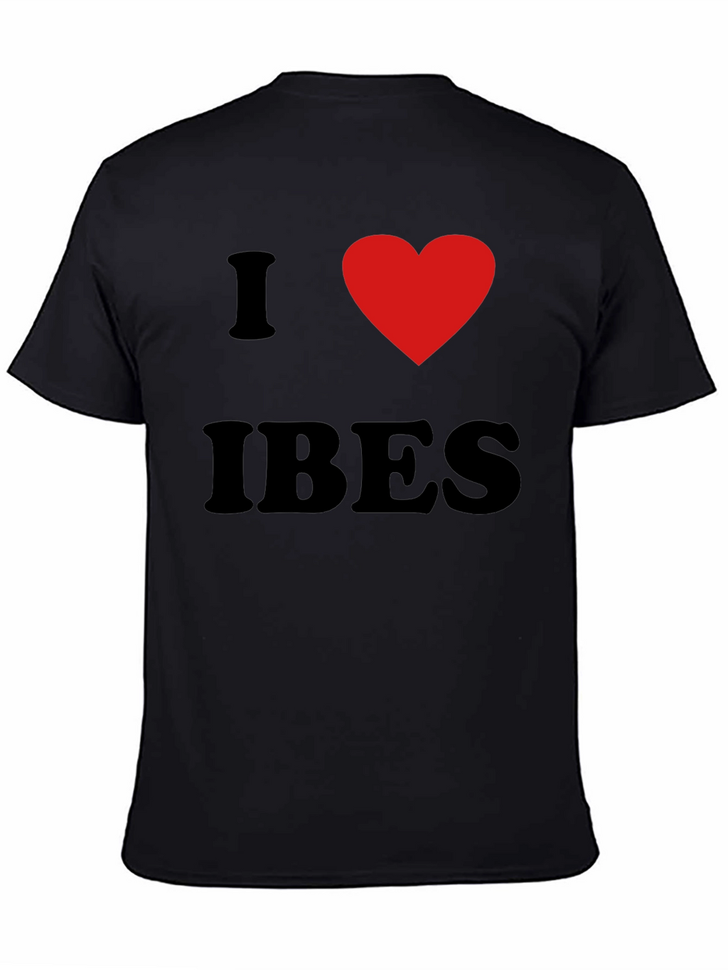I Heart IBES Black Graphic T-Shirt