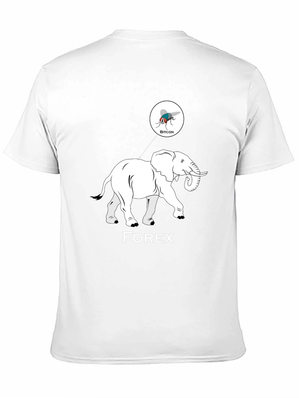 Forex Elephant Bitcoin Fly Graphic Tee