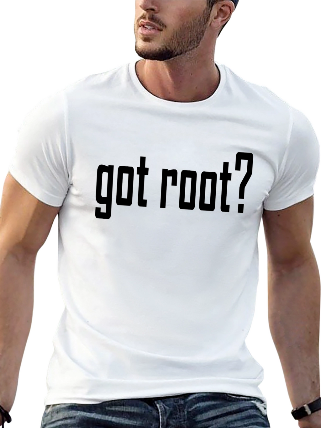 Got Root T-Shirt - Black Linux Hacker Tee