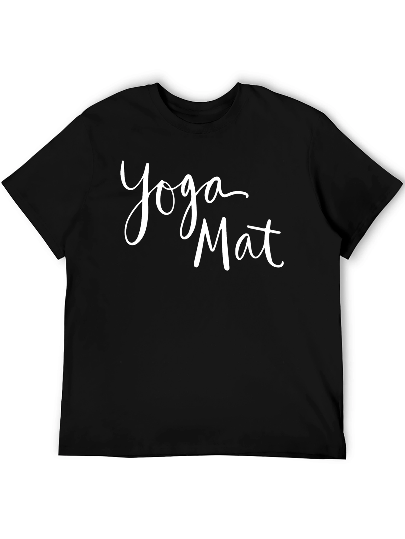 Yoga Mat Graphic Tee - Soft Cotton Blend
