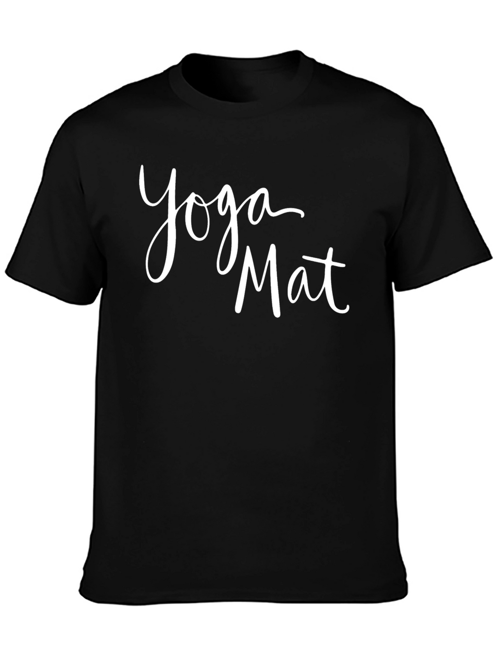 Yoga Mat Graphic Tee - Soft Cotton Blend