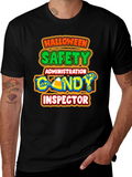 Halloween Candy Inspector T-Shirt Safety Administration Tee