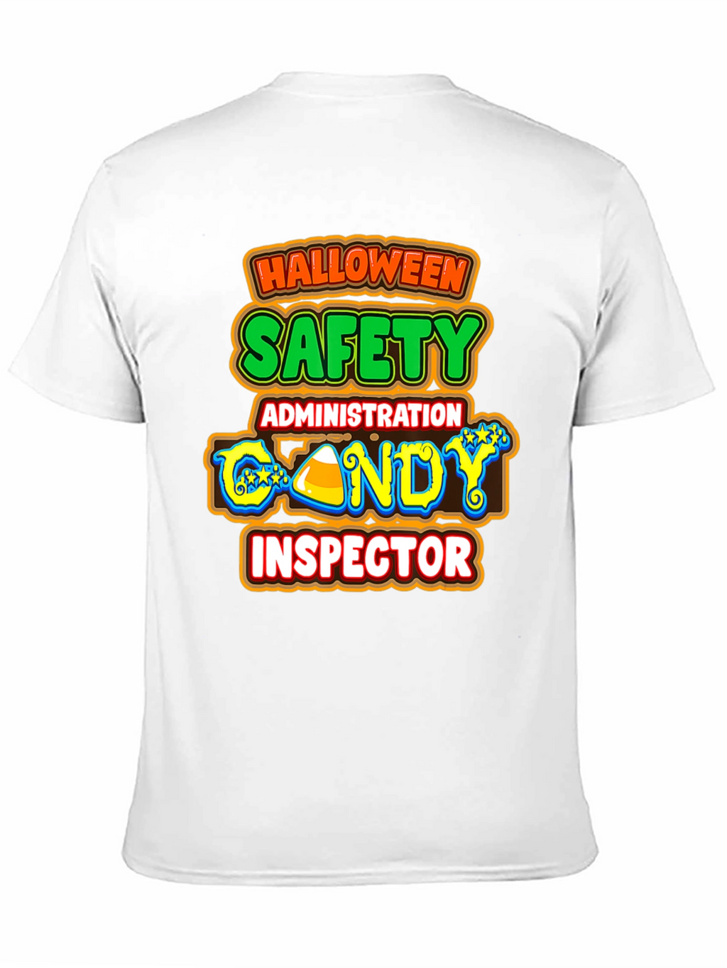 Halloween Candy Inspector T-Shirt Safety Administration Tee