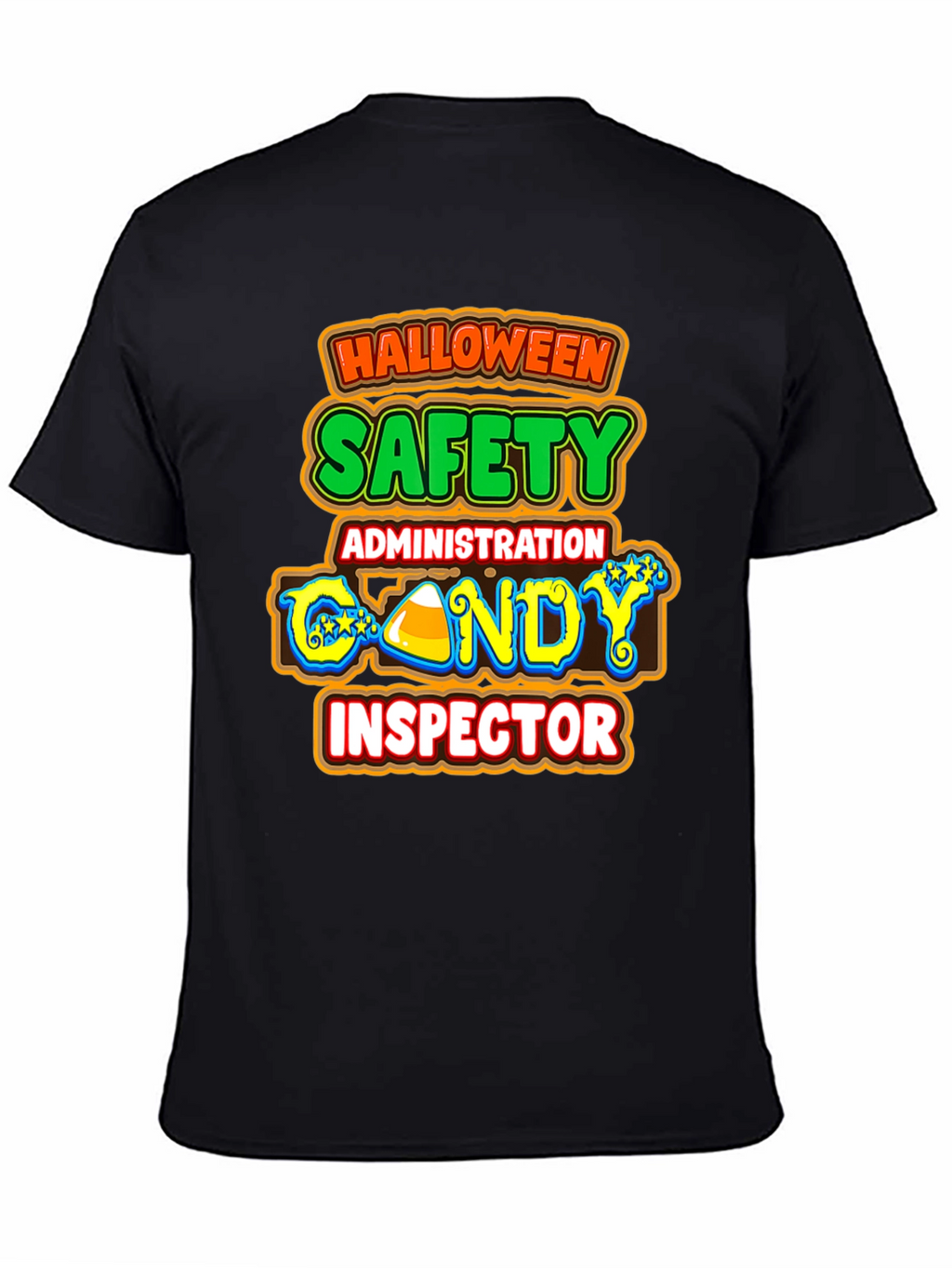 Halloween Candy Inspector T-Shirt Safety Administration Tee