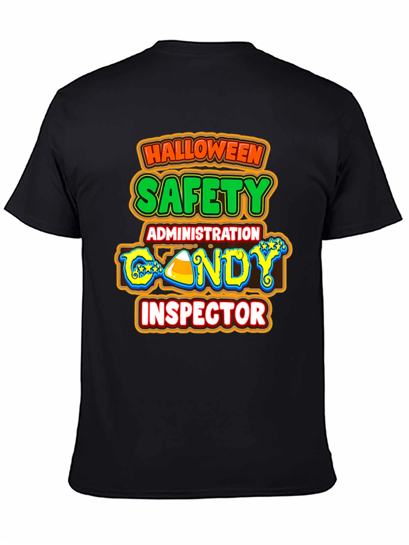 Halloween Candy Inspector T-Shirt Safety Administration Tee