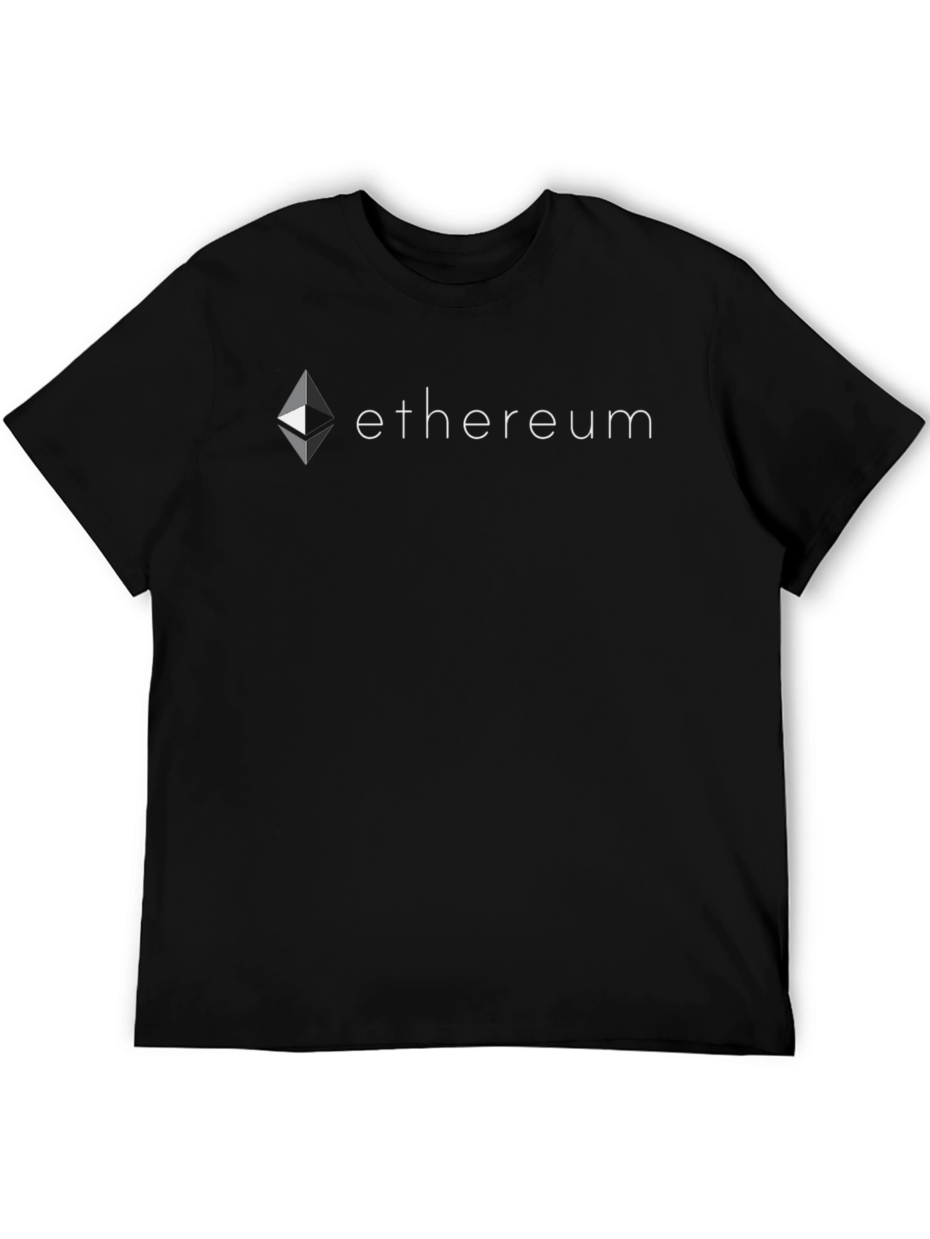 Ethereum Black T-Shirt Crypto Fan Apparel