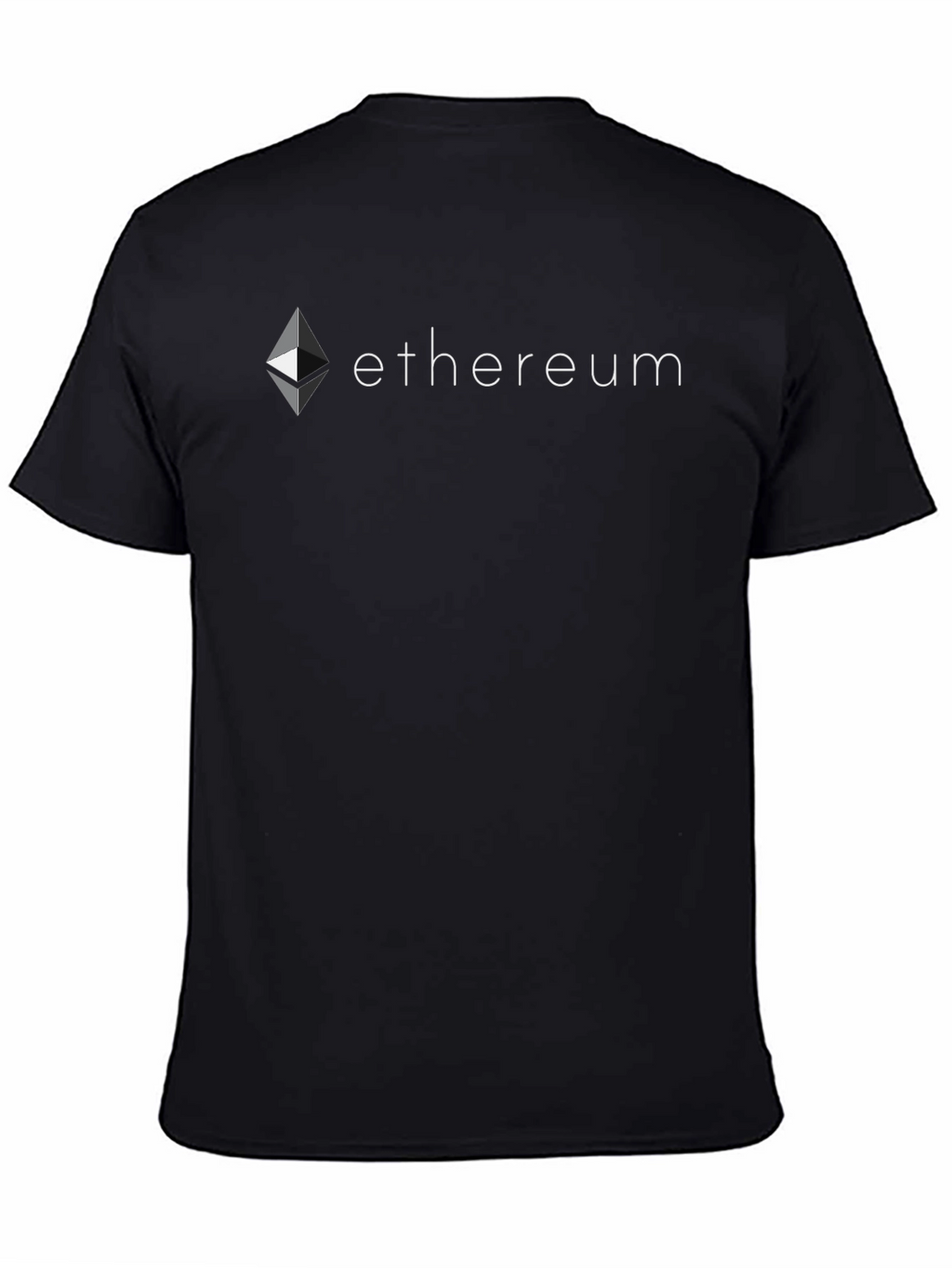 Ethereum Black T-Shirt Crypto Fan Apparel