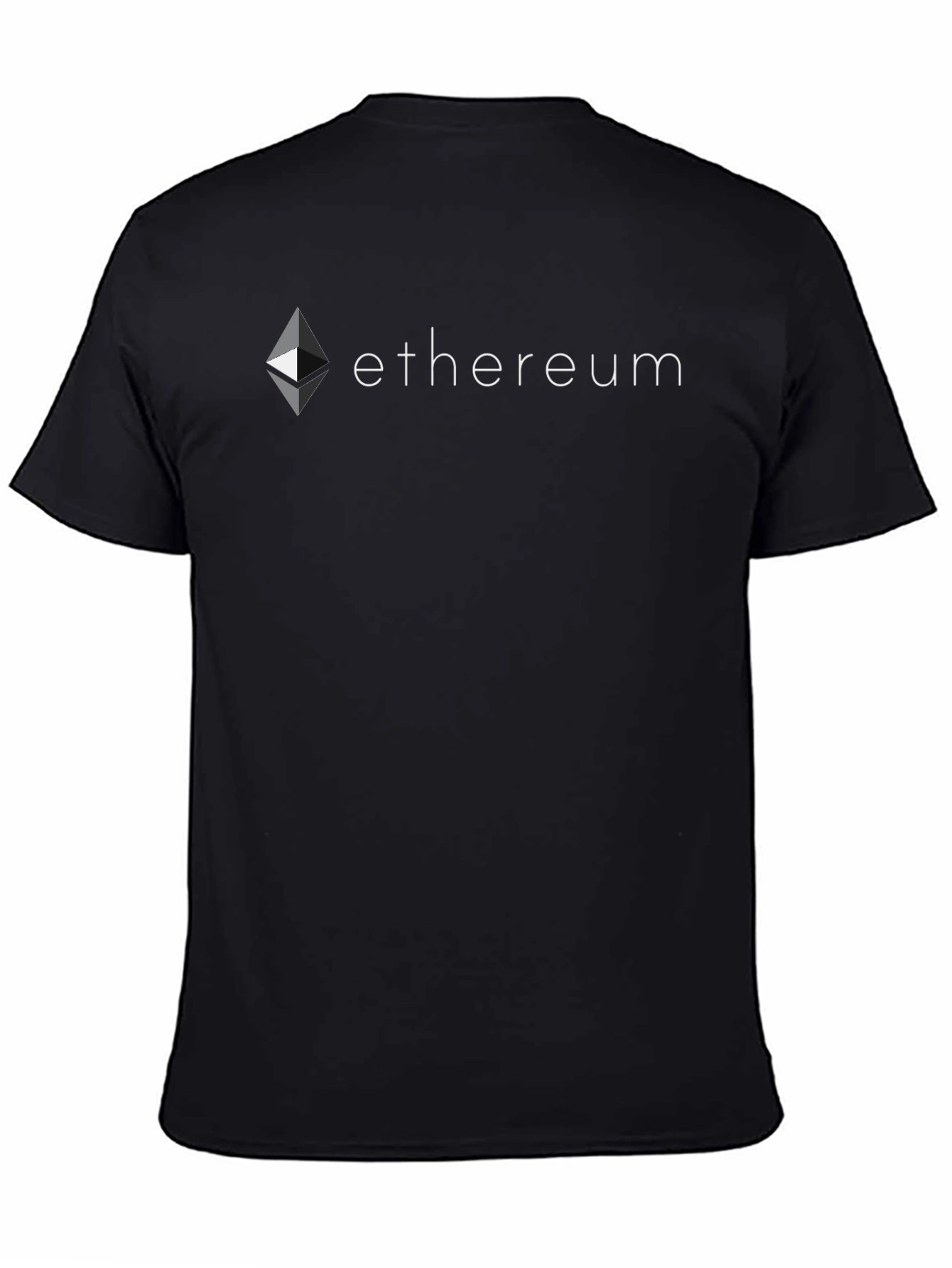 Ethereum Black T-Shirt Crypto Fan Apparel