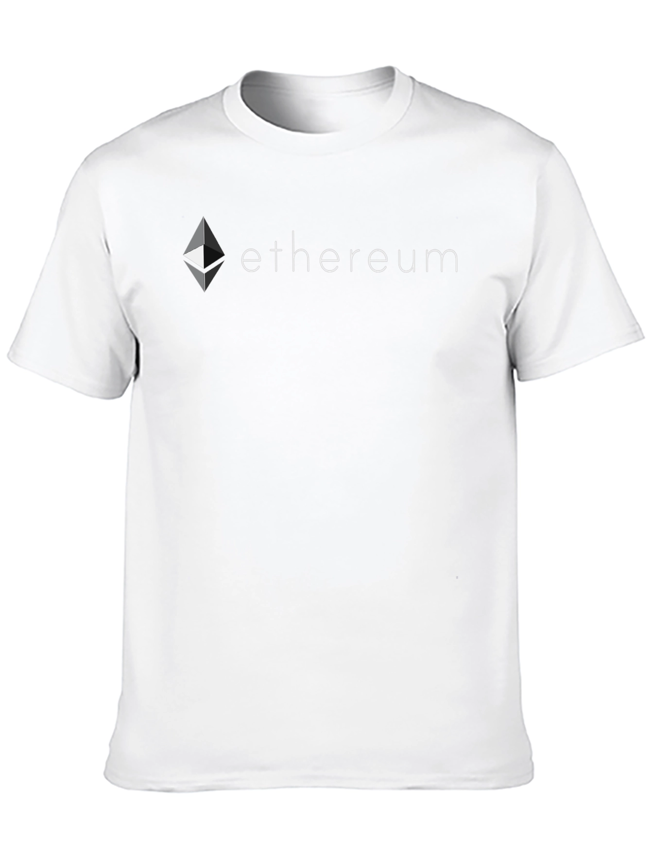 Ethereum Black T-Shirt Crypto Fan Apparel