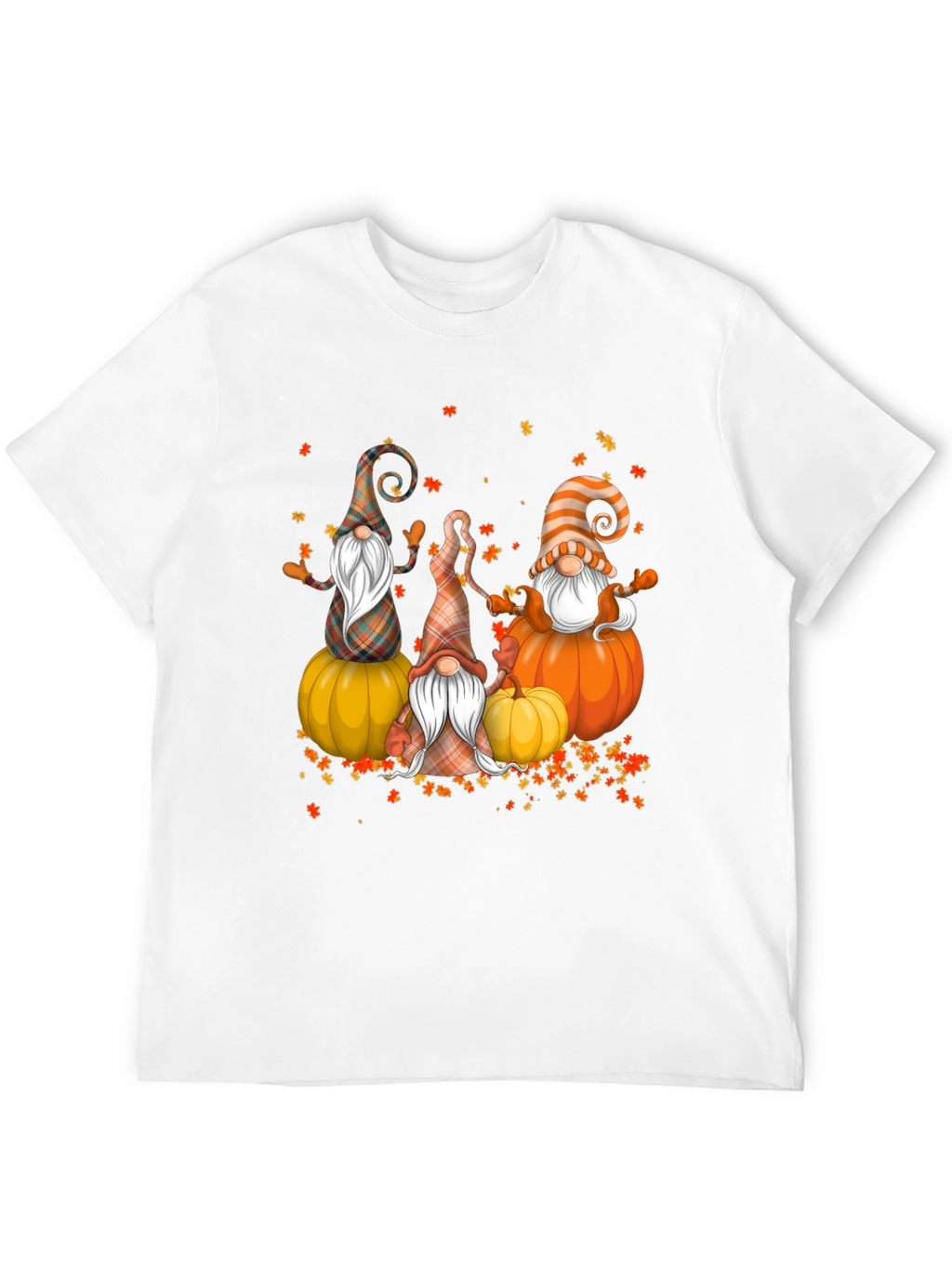 Fall Gnomes on Pumpkins T-Shirt