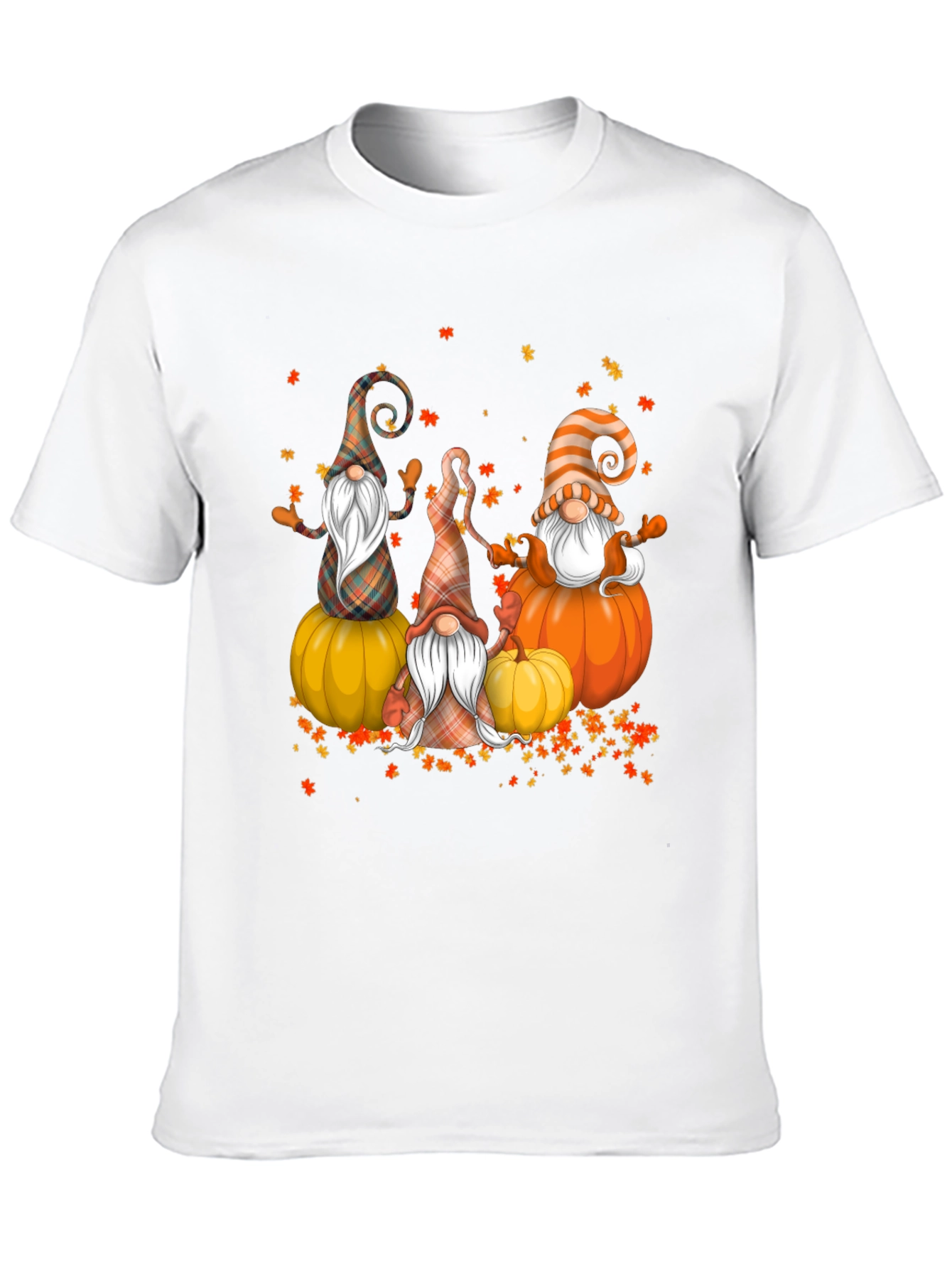Fall Gnomes on Pumpkins T-Shirt