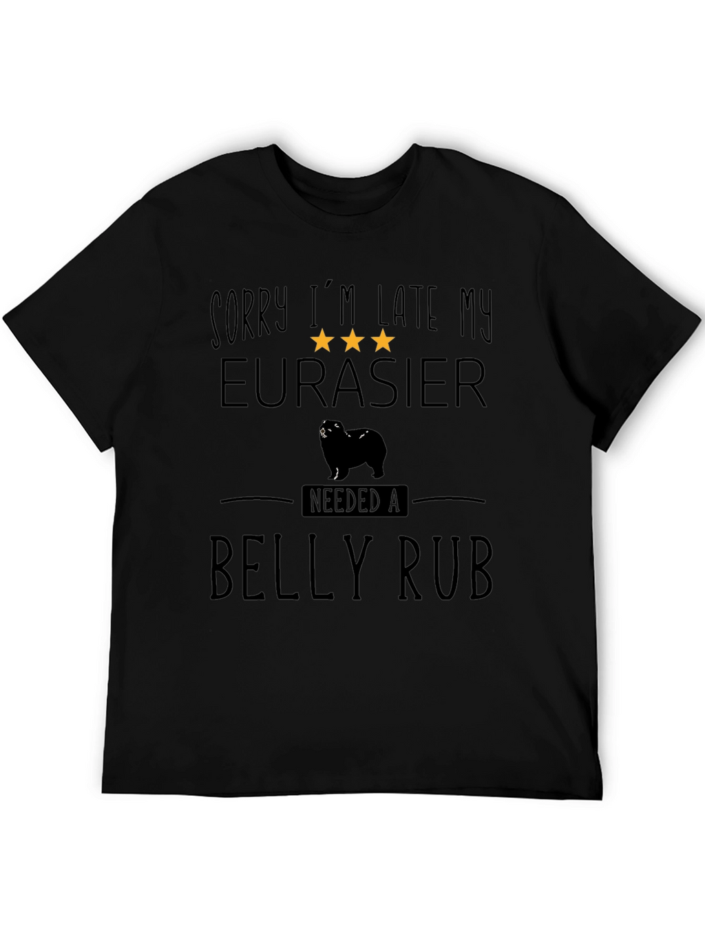 Eurasier Dog Belly Rub T-Shirt
