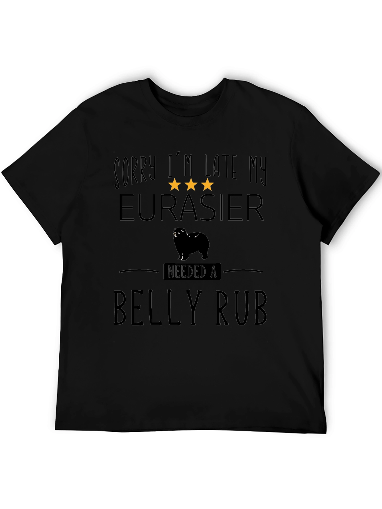 Eurasier Dog Belly Rub T-Shirt