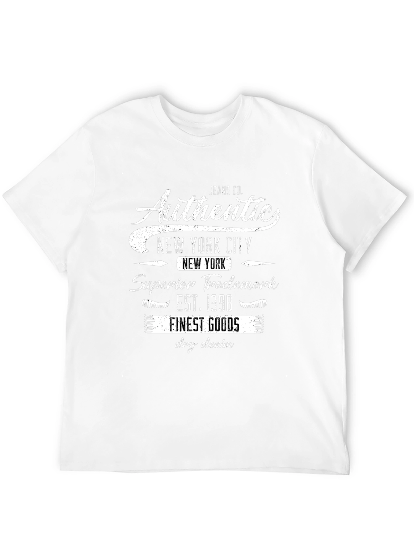 Authentic New York City Black Graphic Tee
