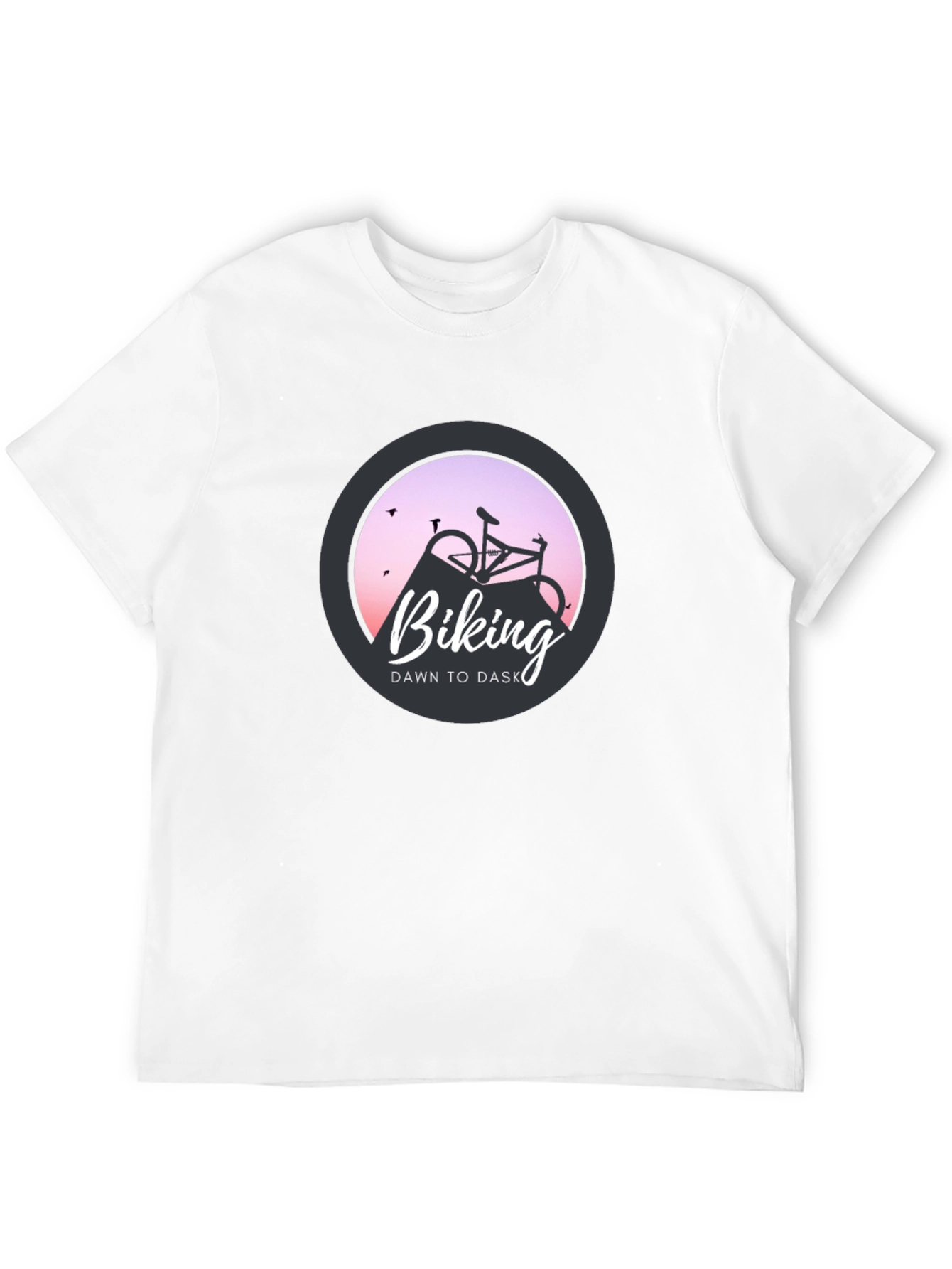 Biking Dawn to Dusk Graphic Tee