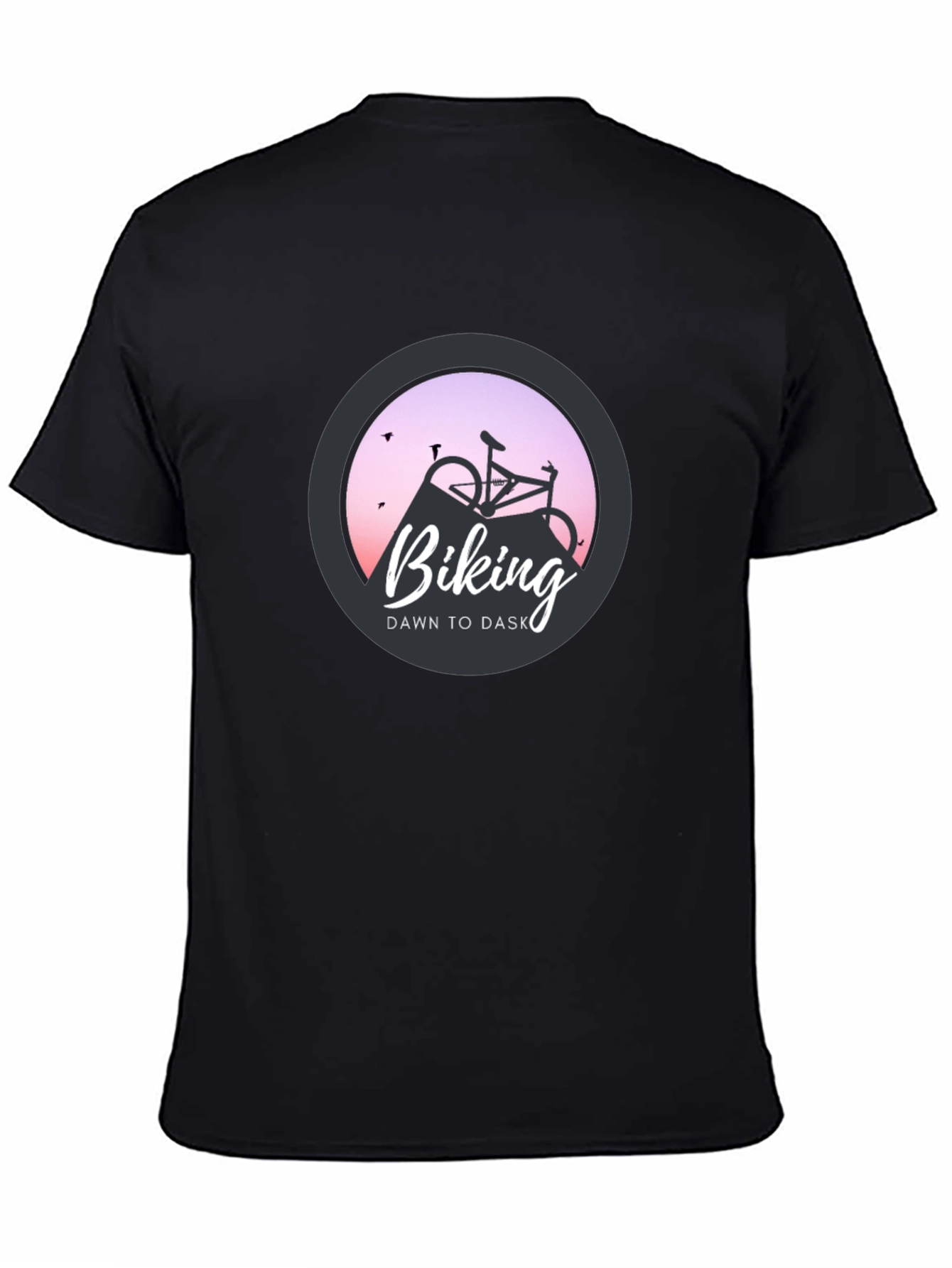 Biking Dawn to Dusk Graphic Tee