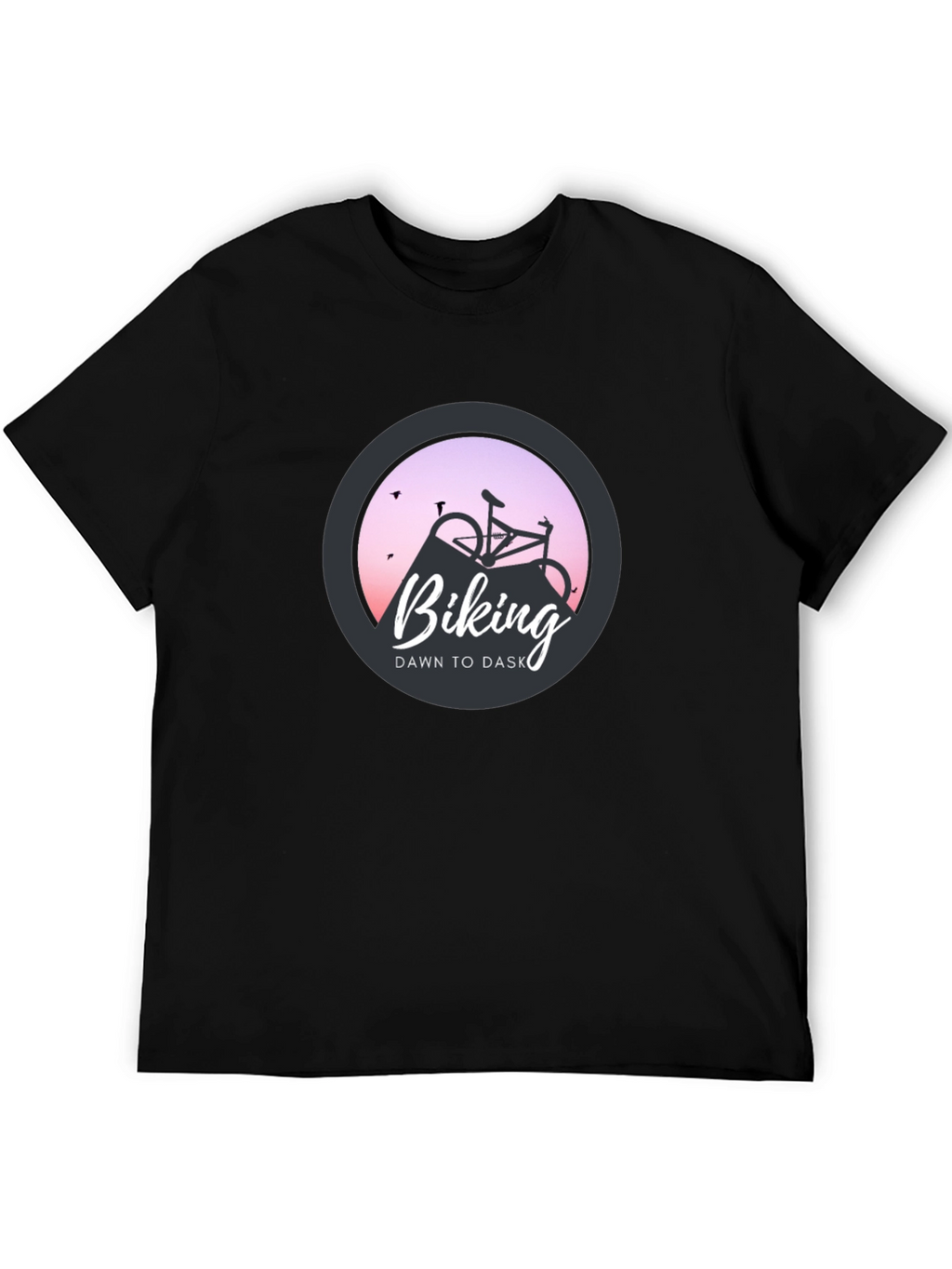 Biking Dawn to Dusk Graphic Tee