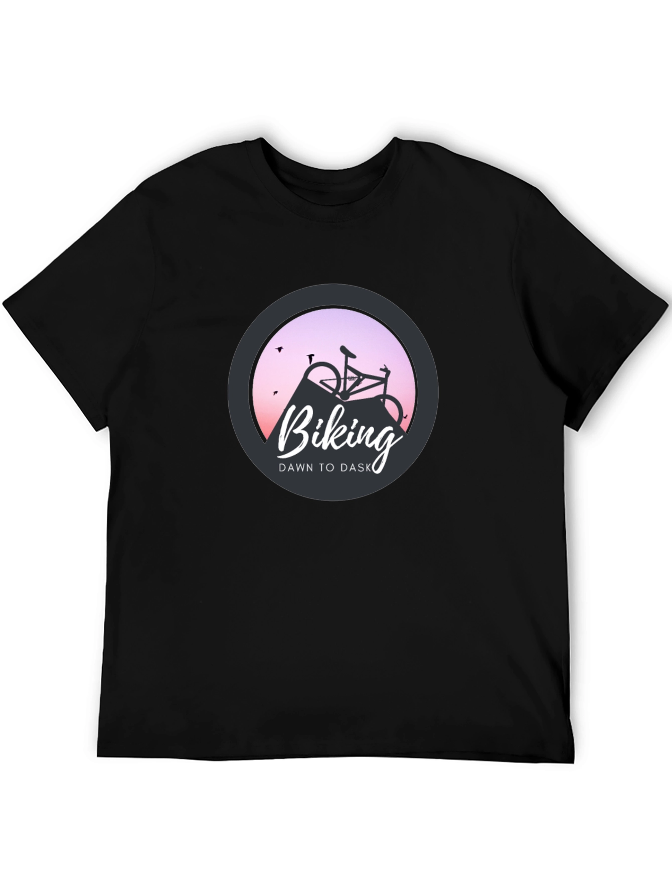 Biking Dawn to Dusk Graphic Tee