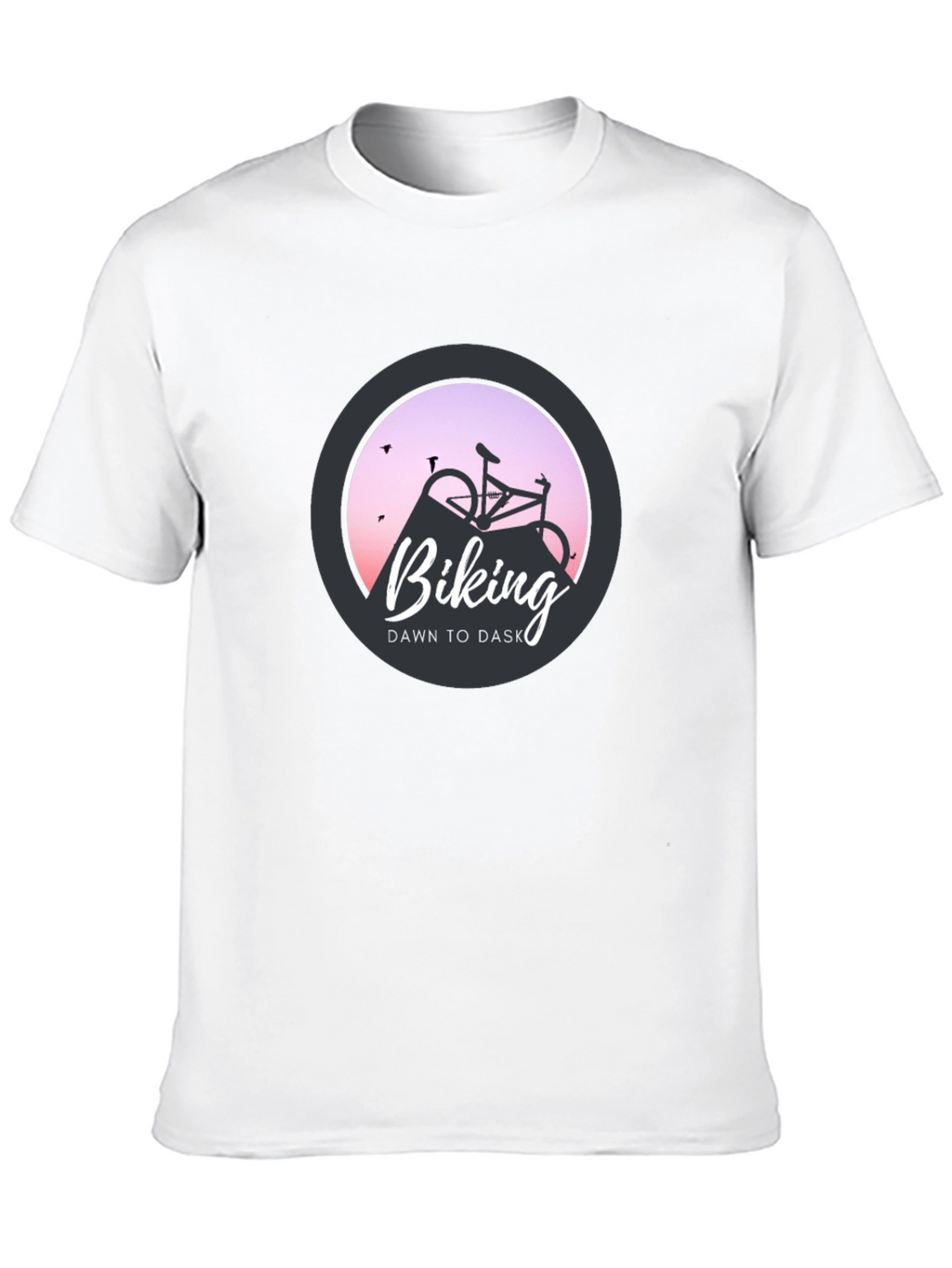 Biking Dawn to Dusk Graphic Tee