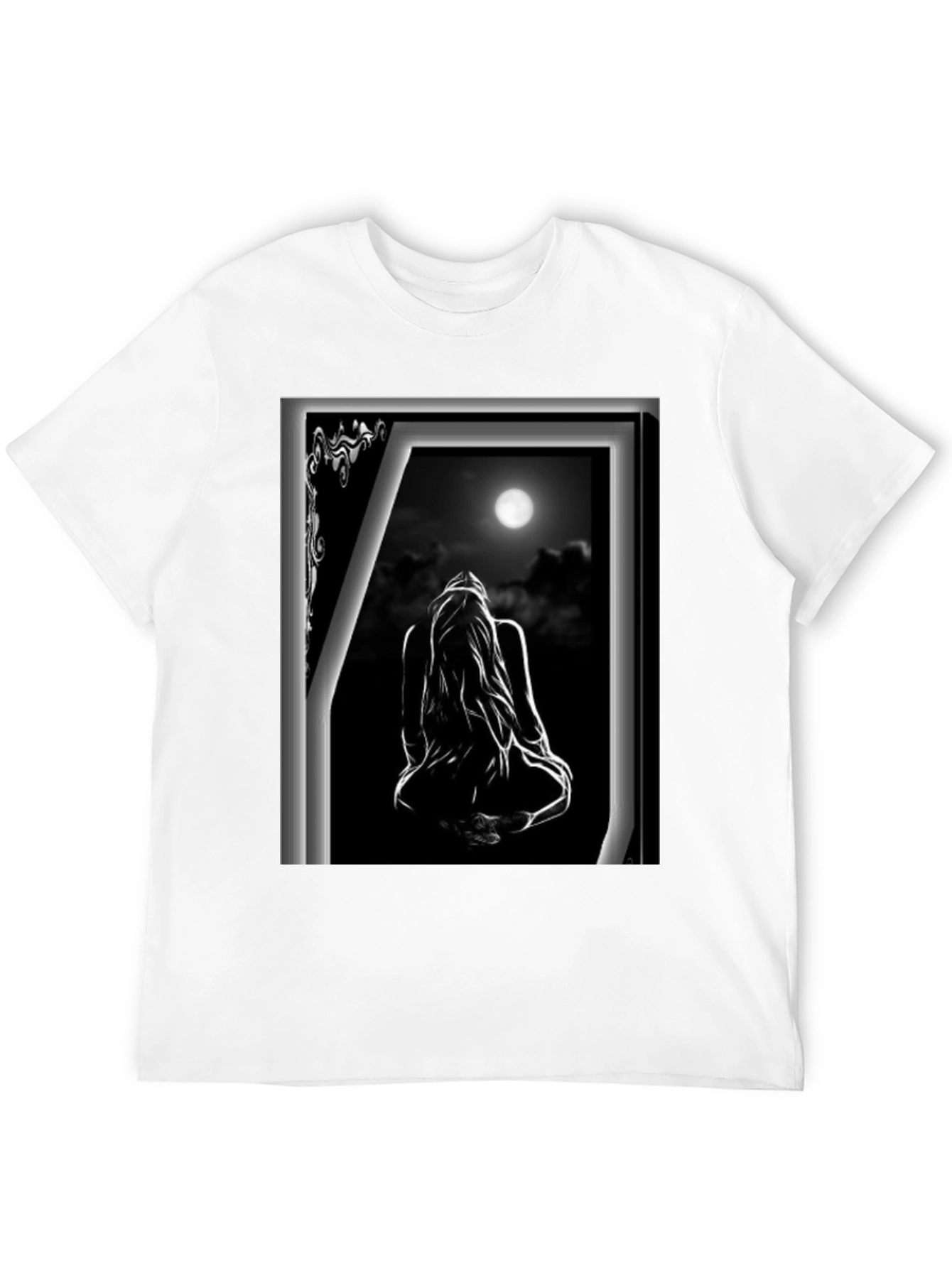 Moonlit Silhouette Graphic T-Shirt