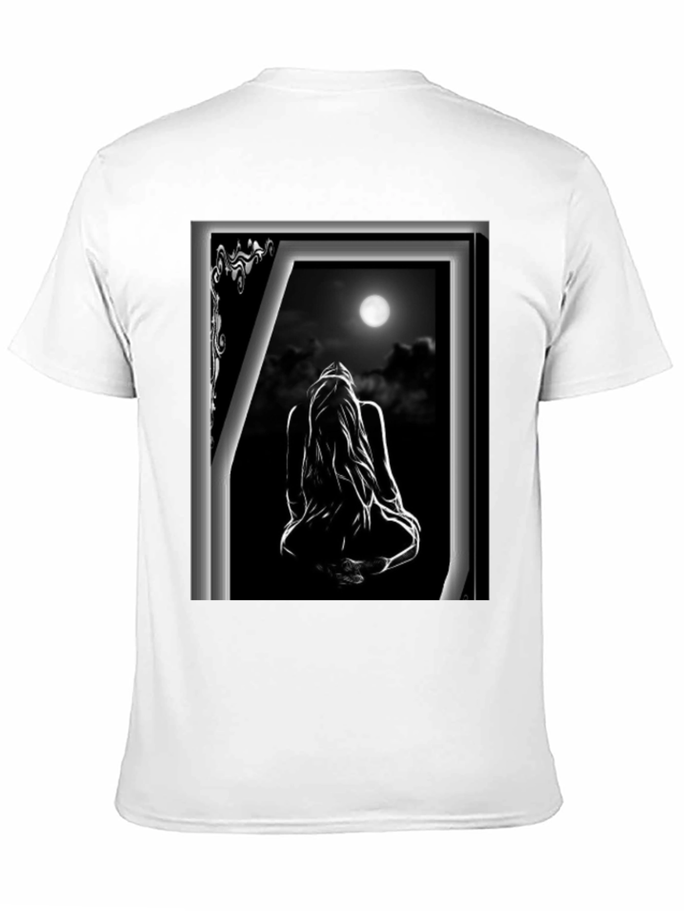 Moonlit Silhouette Graphic T-Shirt