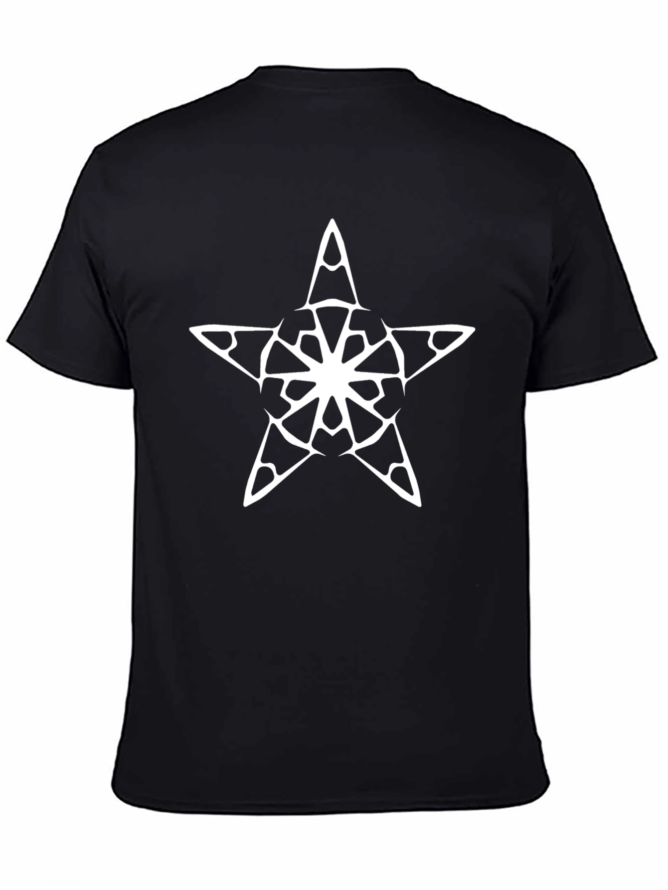 Star Mandala Black T-Shirt