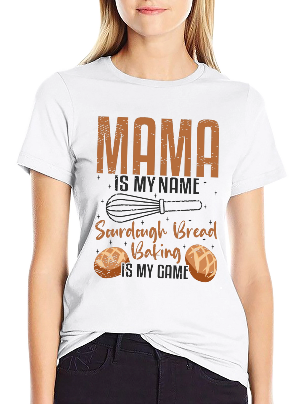 Mama Sourdough Bread Baking T-Shirt