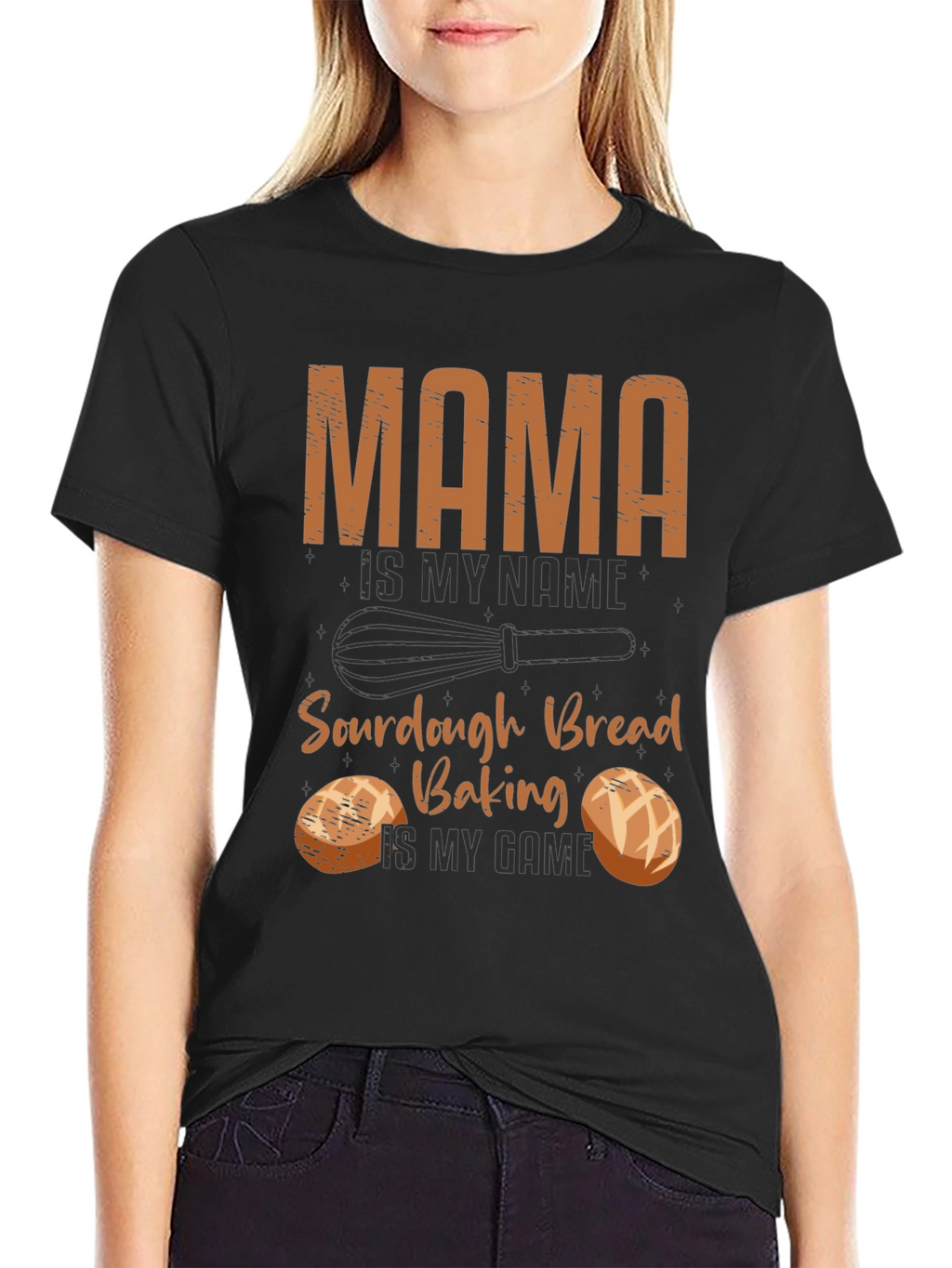 Mama Sourdough Bread Baking T-Shirt