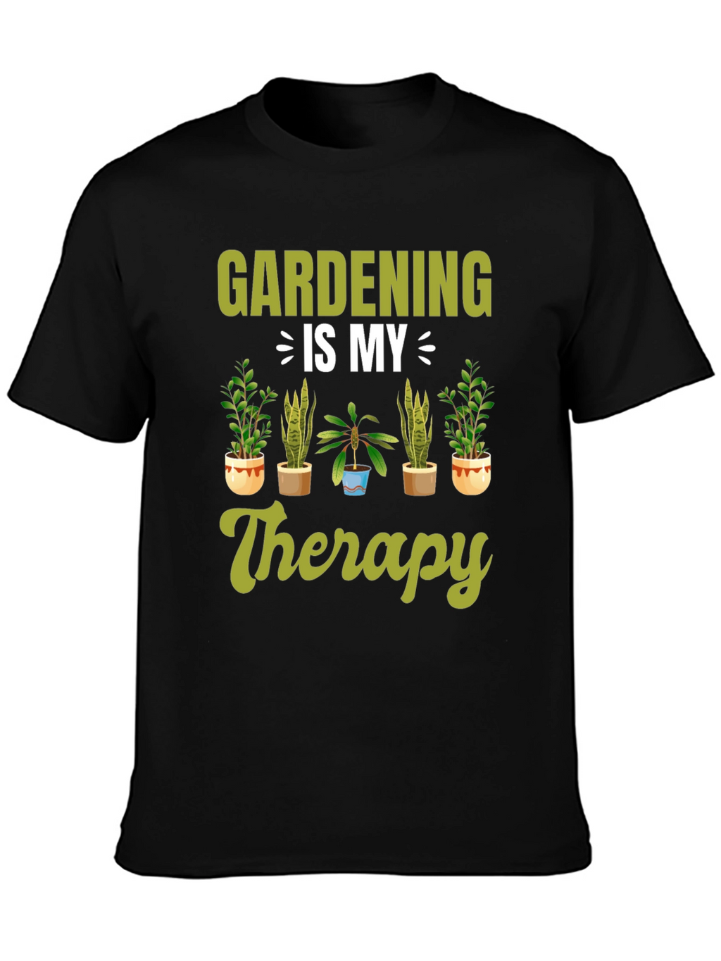 Gardening Therapy T-Shirt - Nature Lover Tee
