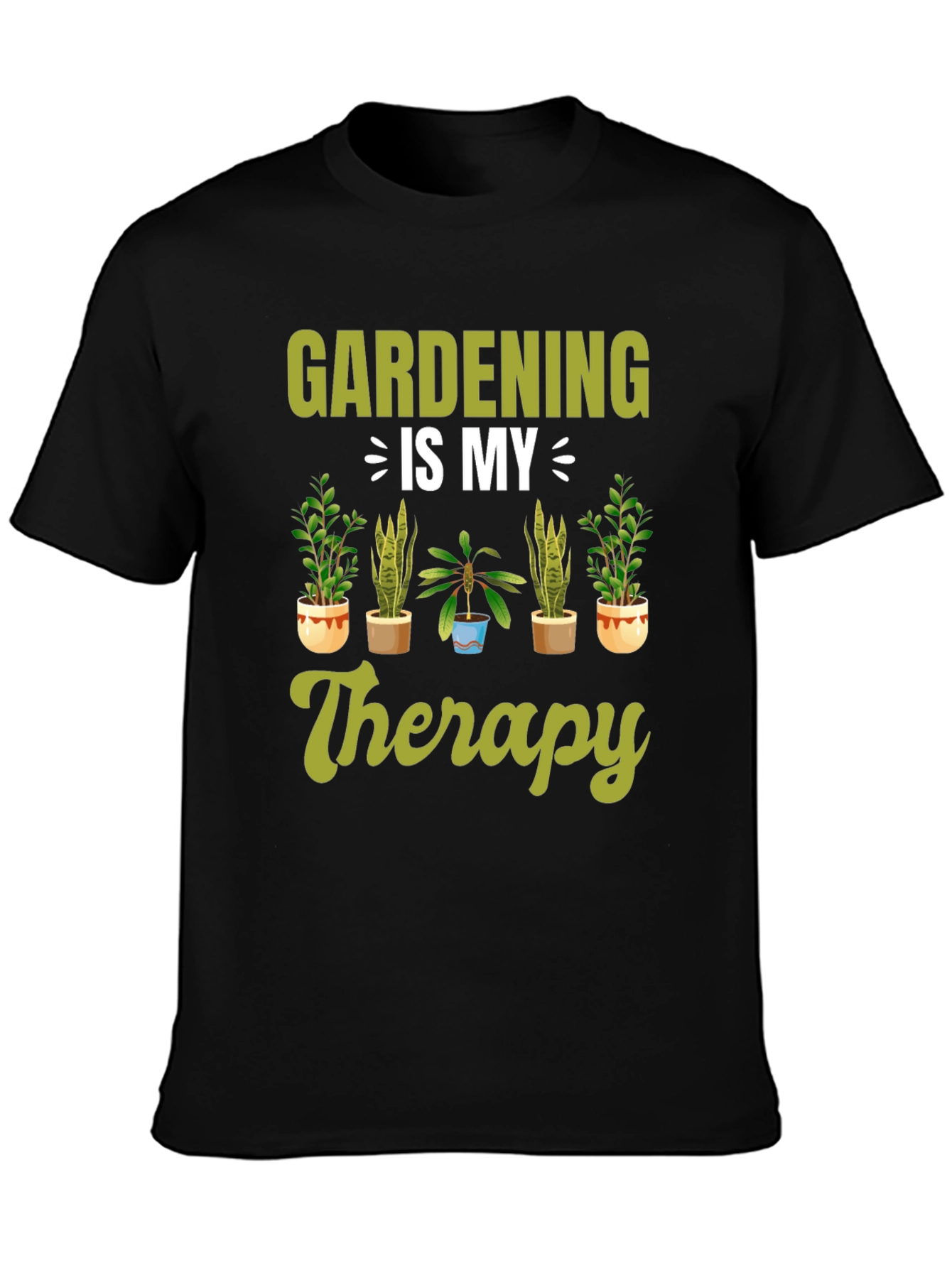 Gardening Therapy T-Shirt - Nature Lover Tee