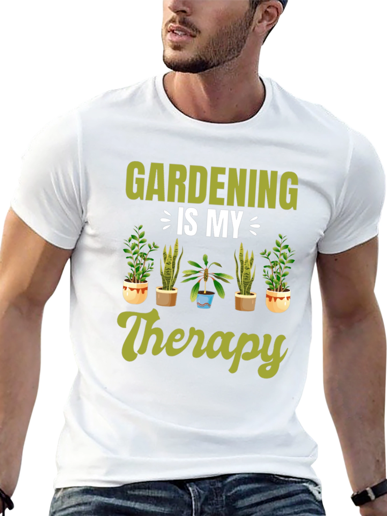 Gardening Therapy T-Shirt - Nature Lover Tee