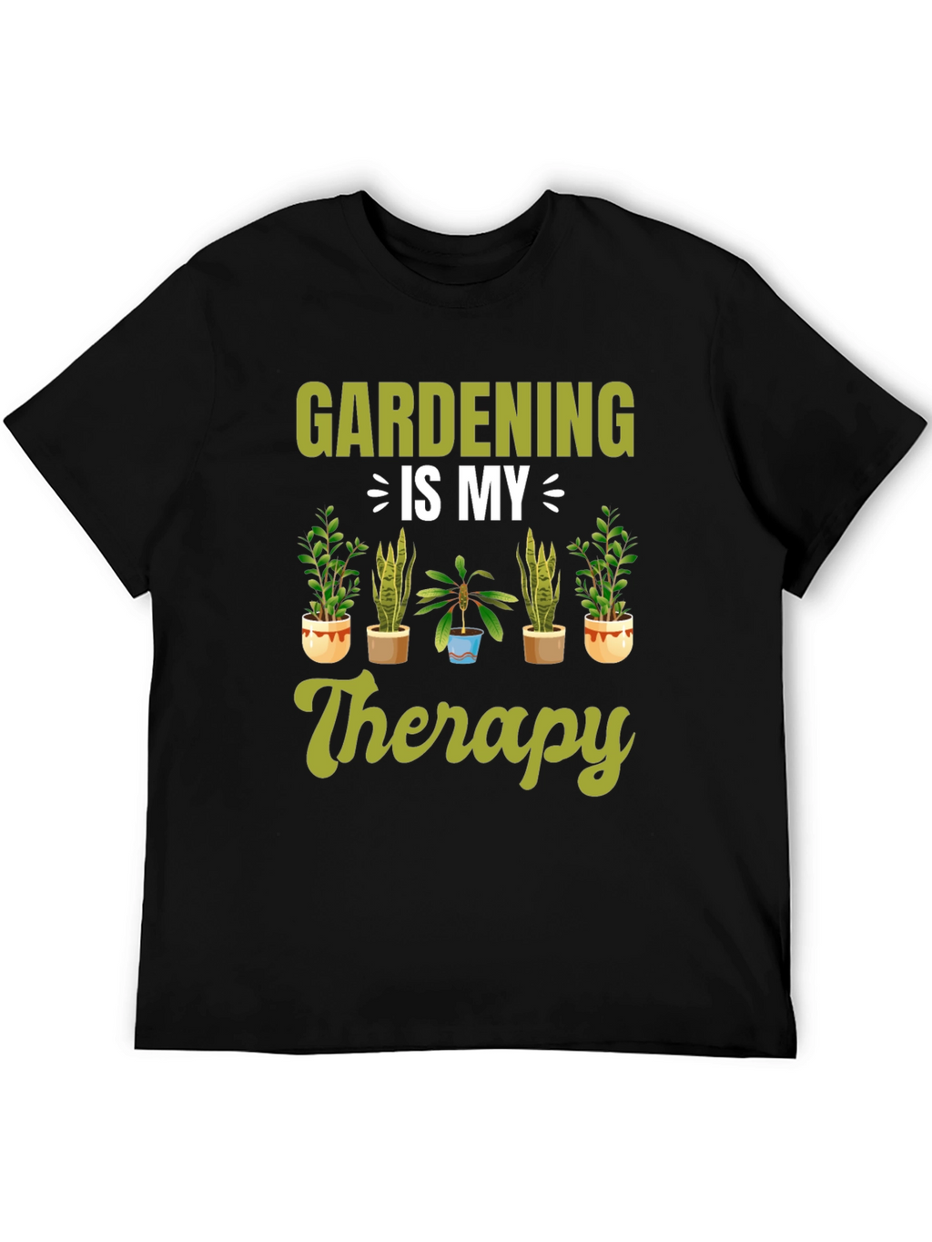 Gardening Therapy T-Shirt - Nature Lover Tee