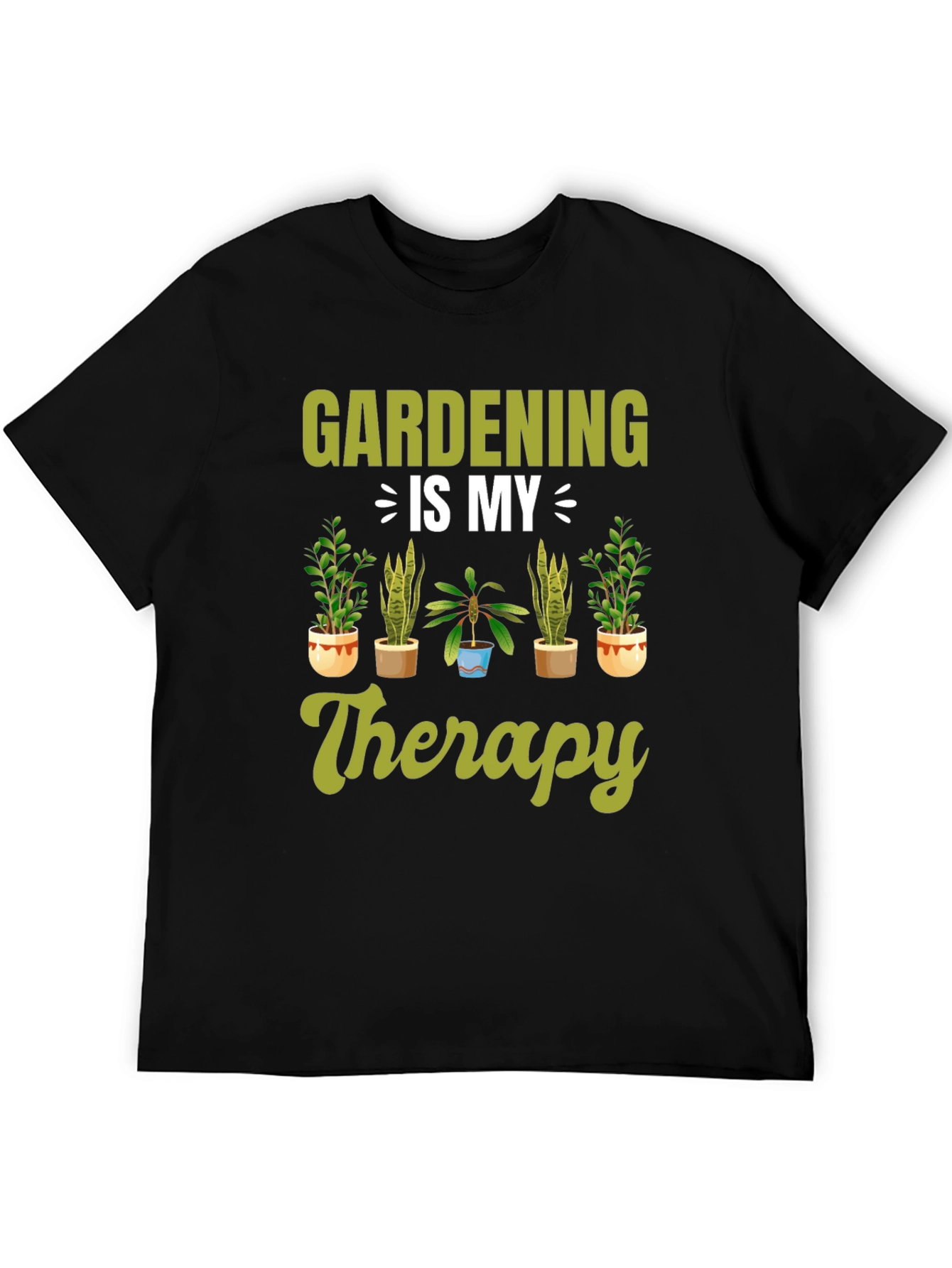Gardening Therapy T-Shirt - Nature Lover Tee