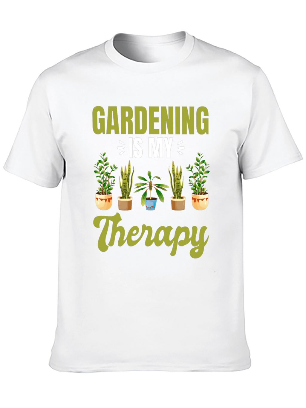 Gardening Therapy T-Shirt - Nature Lover Tee
