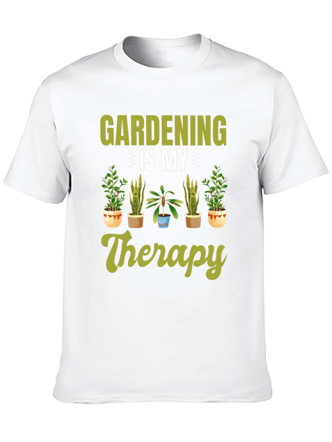Gardening Therapy T-Shirt - Nature Lover Tee