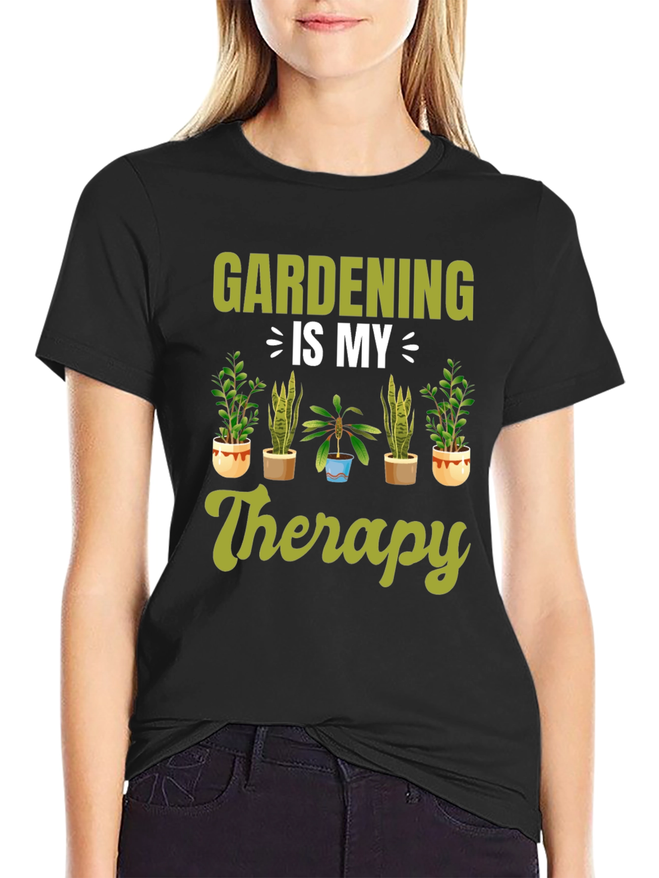 Gardening Therapy T-Shirt - Nature Lover Tee
