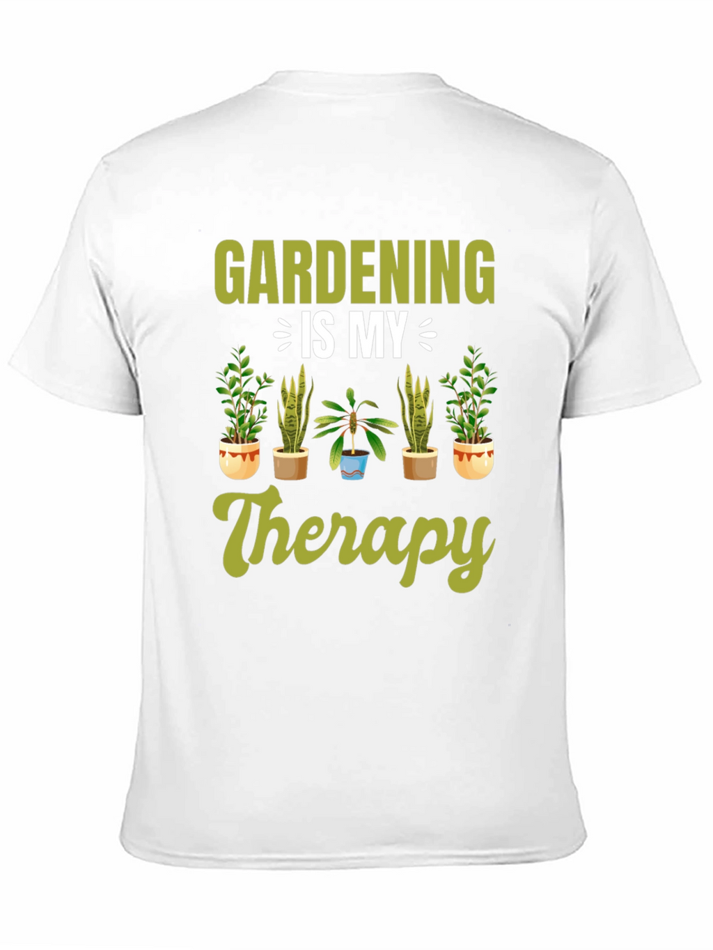 Gardening Therapy T-Shirt - Nature Lover Tee